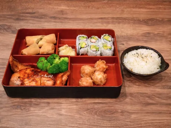 Teriyaki Salmon Bento