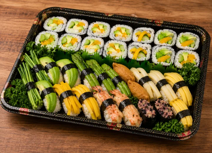Vegetarian Style Sushi Platter