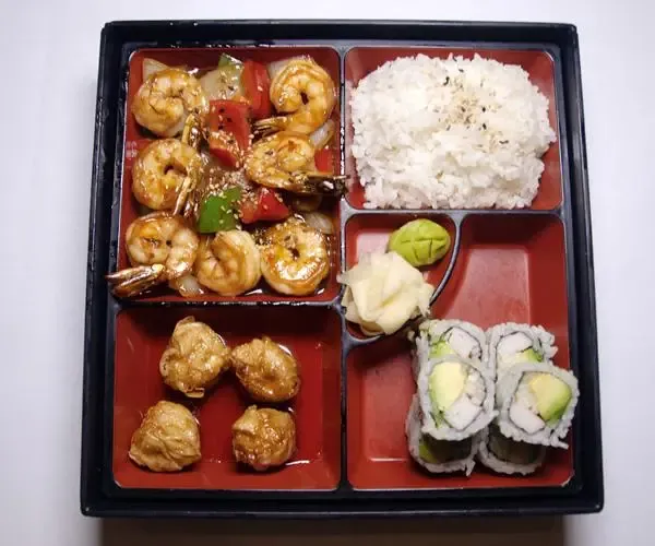 Shrimp Teriyaki Bento Box