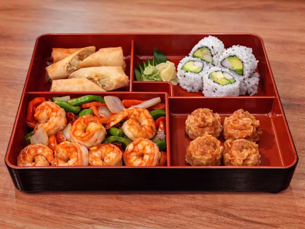Shrimp Teriyaki Bento
